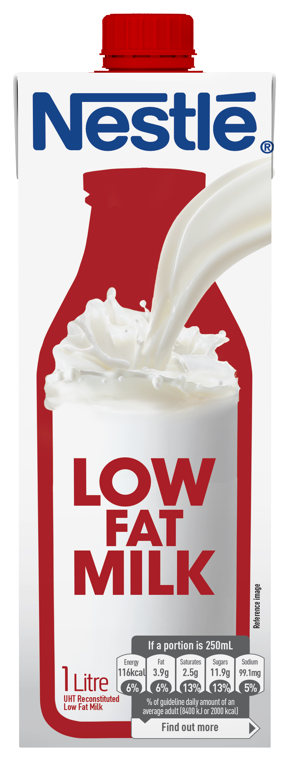 Nestle Coman 100% Low Fat Milk (1L)