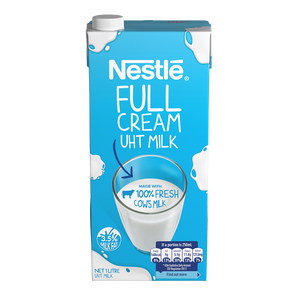 Nestle UHT 100% Full Cream Milk w/Screw Cap (1L)