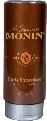 La Sauce de Monin Dark Chocolate Sauce (12oz)