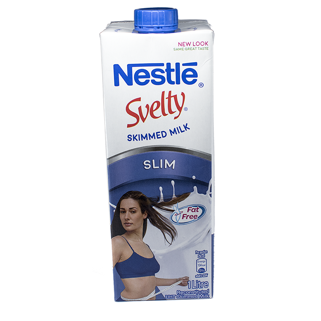 Svelty Skimmed Milk w/Screw Cap (1L)