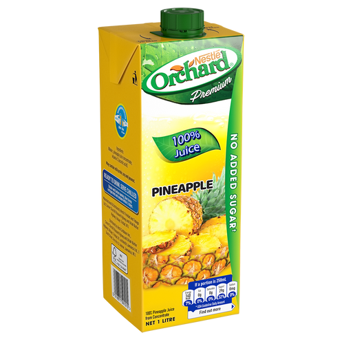 Orchard 100% P/Apple Juice NSA w/Screw Cap (1L)