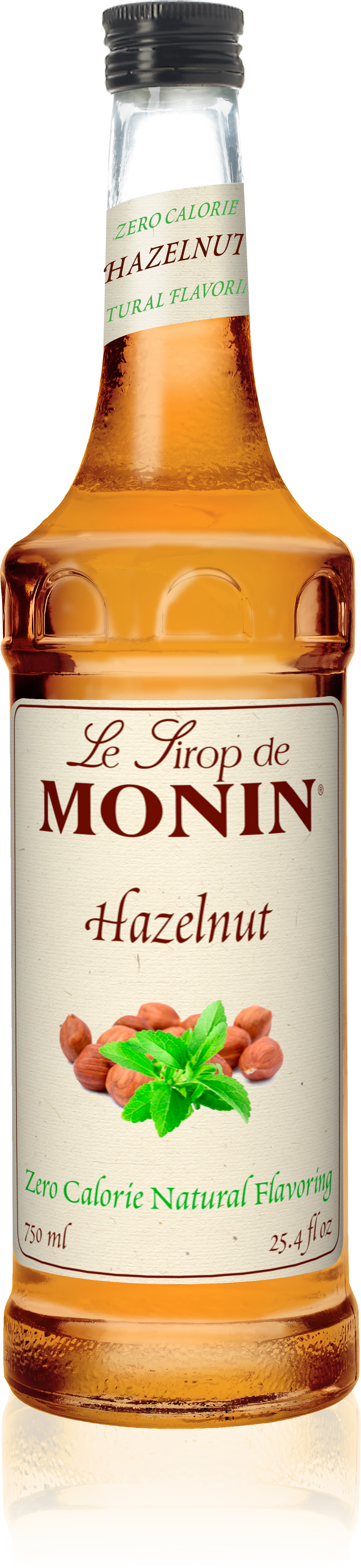 Le Sirop De Monin Zero Calorie Natural HazelNut (750ml)