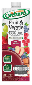 Orchard Fruit & Veggie 100% Juice Red (1L)