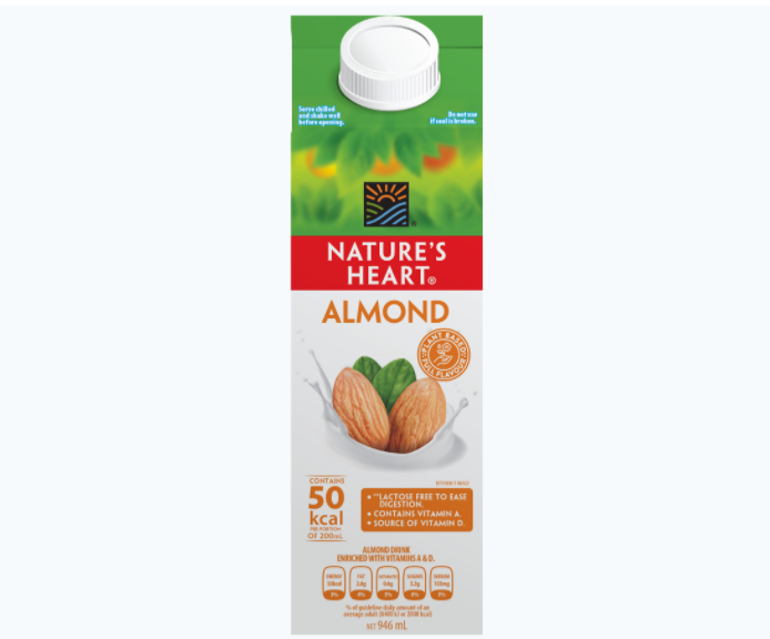 Nature's Heart Almond Milk (946ml)