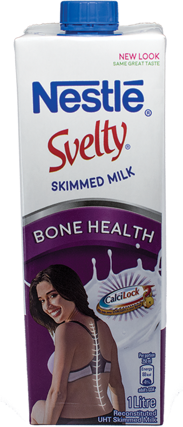 Svelty Calcilock Skimmed Milk w/Screw Cap (1L)