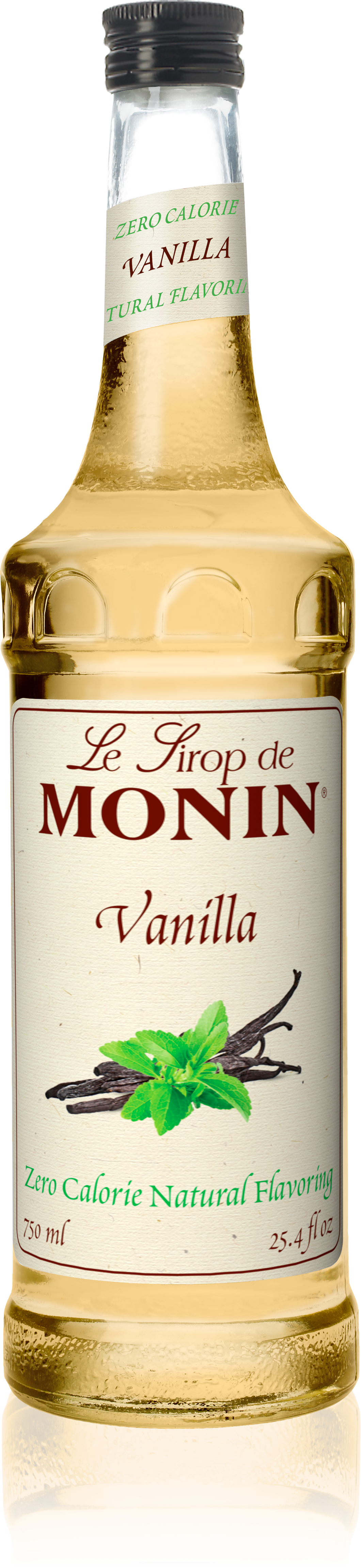 Le Sirop De Monin Zero Calorie Natural Vanilla (750ml)